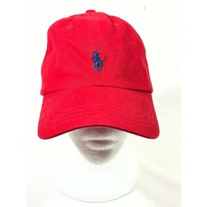Polo by Ralph Lauren Red Cap with Navy Pony